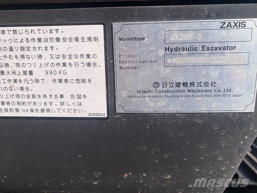 Hitachi Zaxis 200 LC Beltegraver