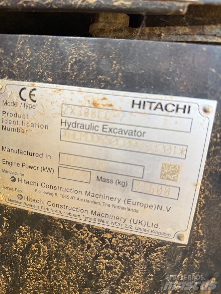Hitachi ZX 300 LC-7 Beltegraver