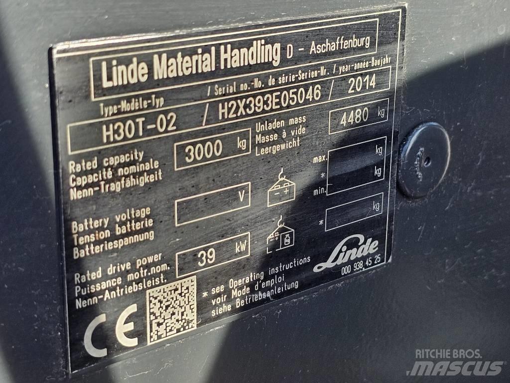 Linde H30T-02 Propan trucker