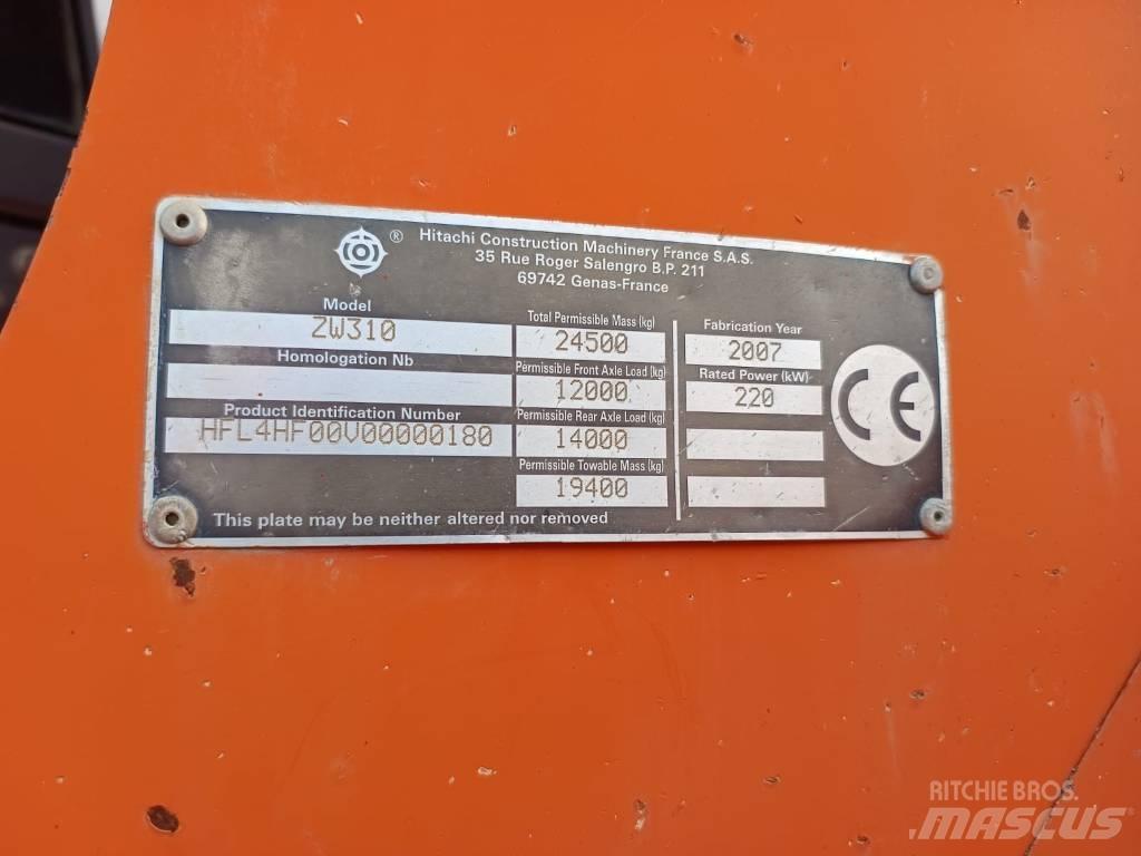 Hitachi ZW 310 Hjullastere