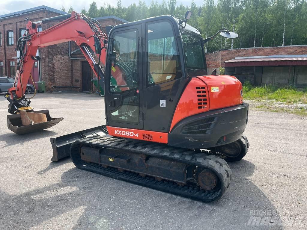Kubota KX 080-4 Midigravere 7 - 12t