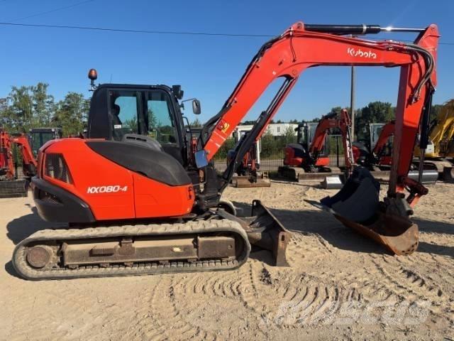 Kubota KX 080-4 Midigravere 7 - 12t