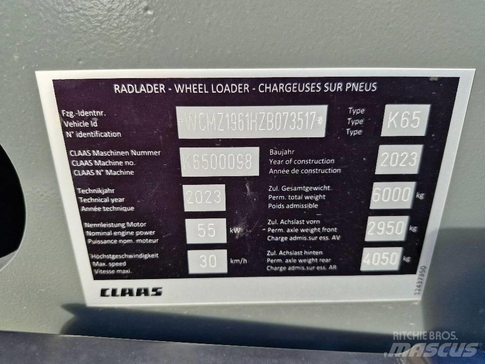 CLAAS Torion 535 Teleskoplastere for Landbruk