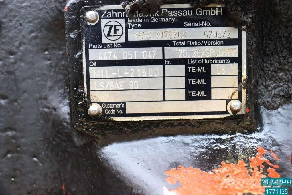 Huddig 1160 D Aksler