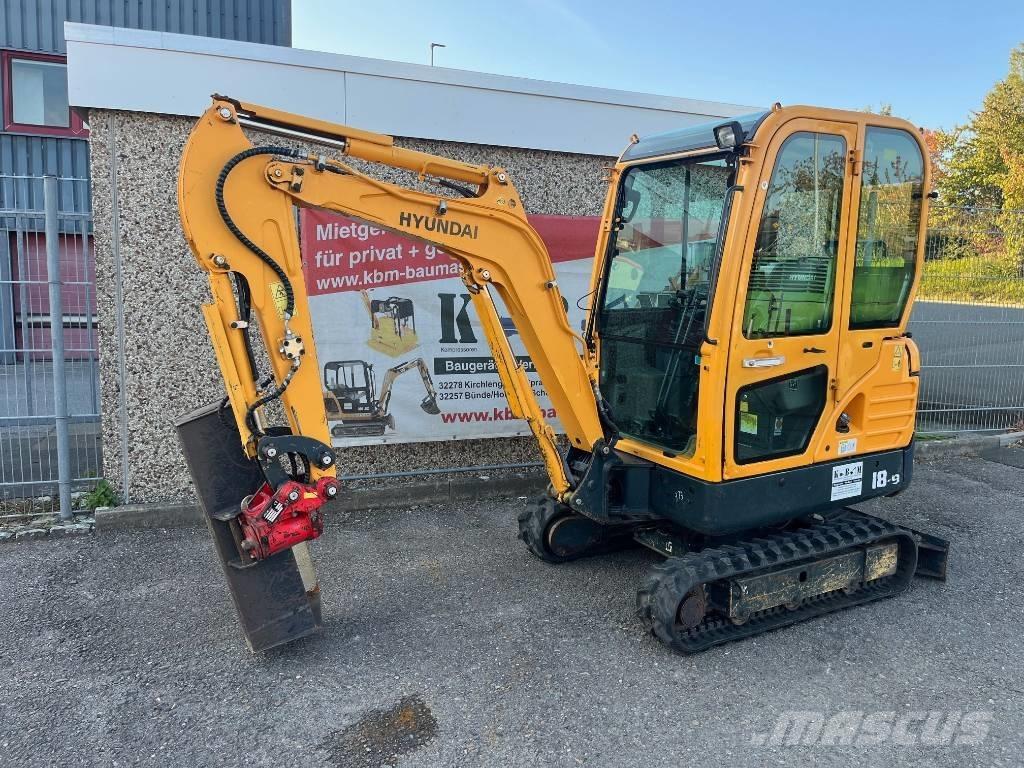 Hyundai R18-9 Minigravere <7t