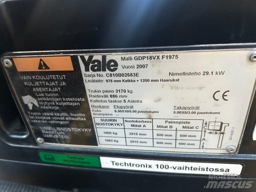 Yale GDP18VX Diesel Trucker