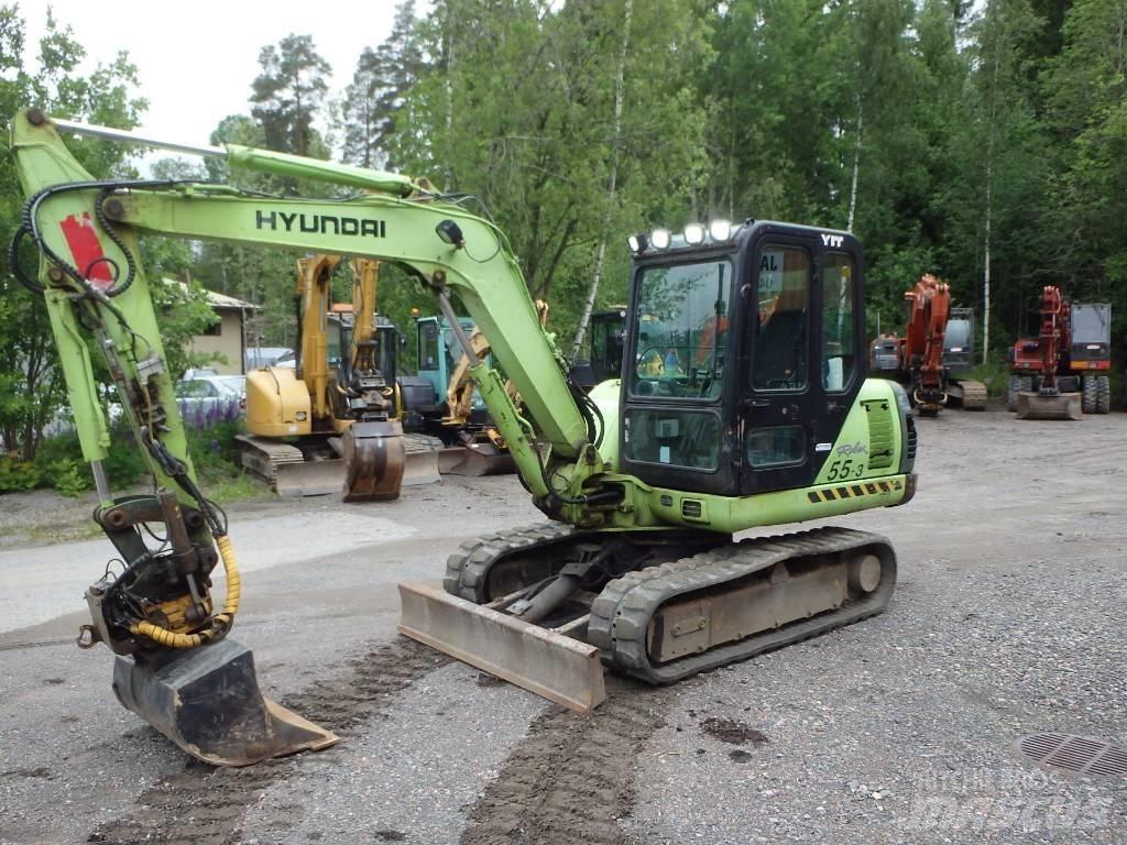 Hyundai Robex 55-3 Minigravere <7t