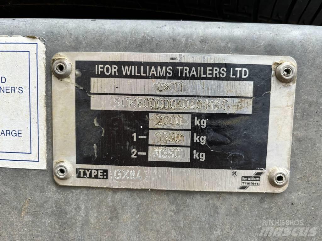 Ifor Williams GX84 Maskinhenger
