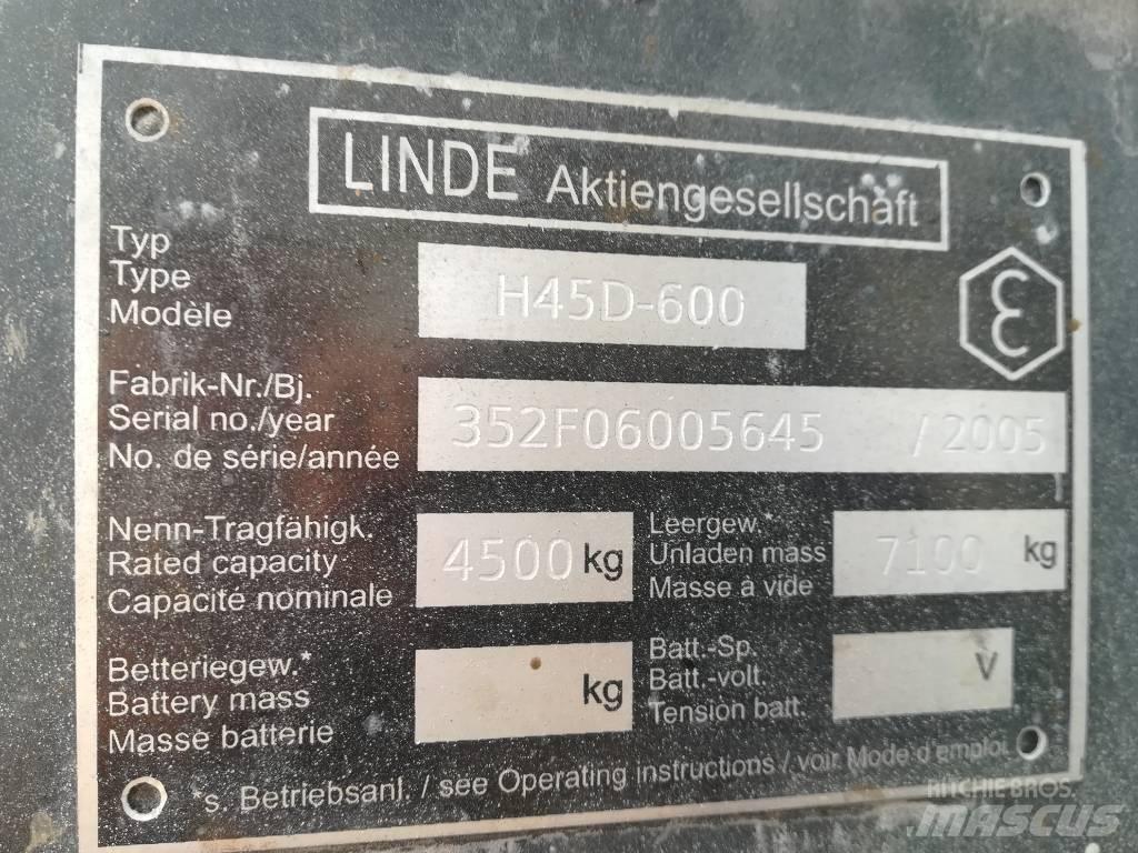 Linde H 45 D 600 Diesel Trucker