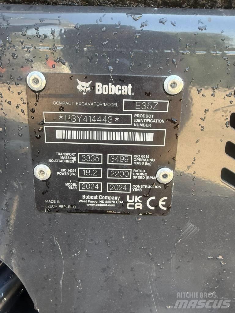 Bobcat E 35, 549h Minigravere <7t