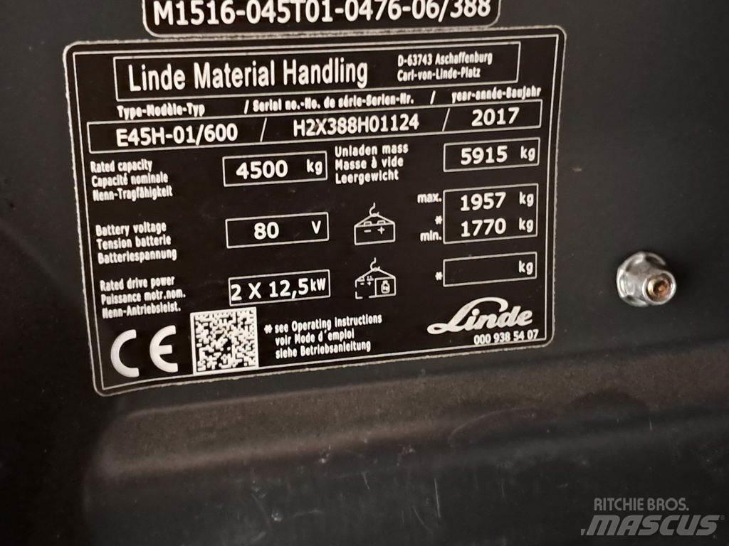 Linde E45H-01/600 Elektriske trucker