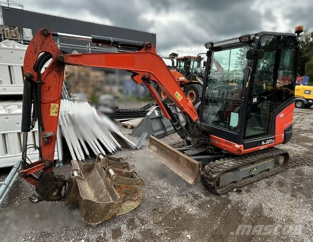Kubota KX 027 Minigravere <7t