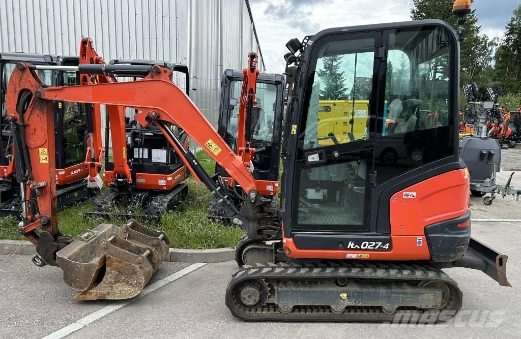 Kubota KX 027 Minigravere <7t