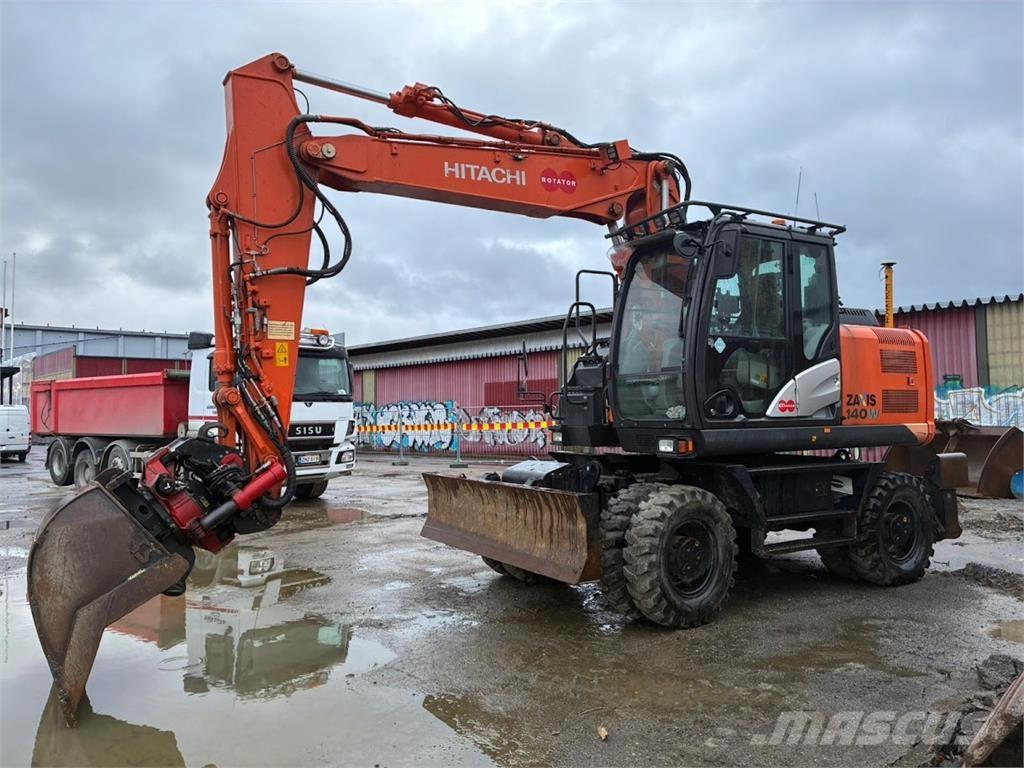 Hitachi ZX140W Hjulgravere