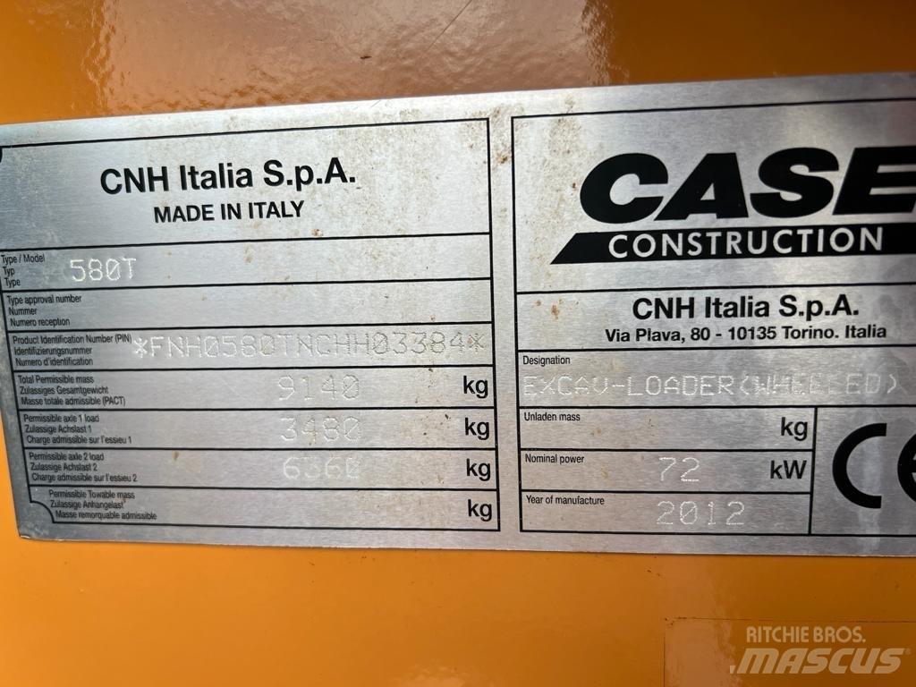 CASE 580 T Traktorgravere