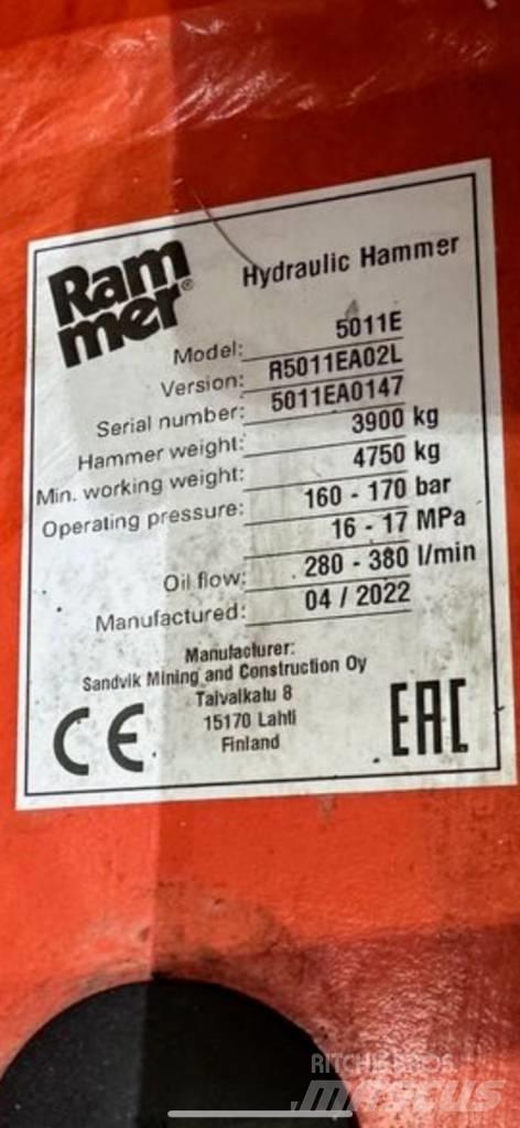 Rammer 5011 E Hydrauliske hammere