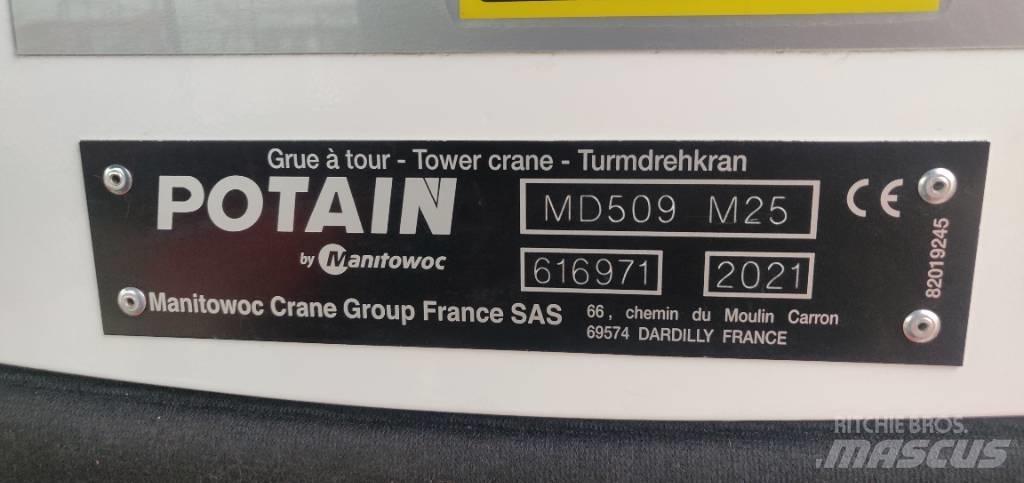 Potain MD509 M25 Bygge- og tårnkraner