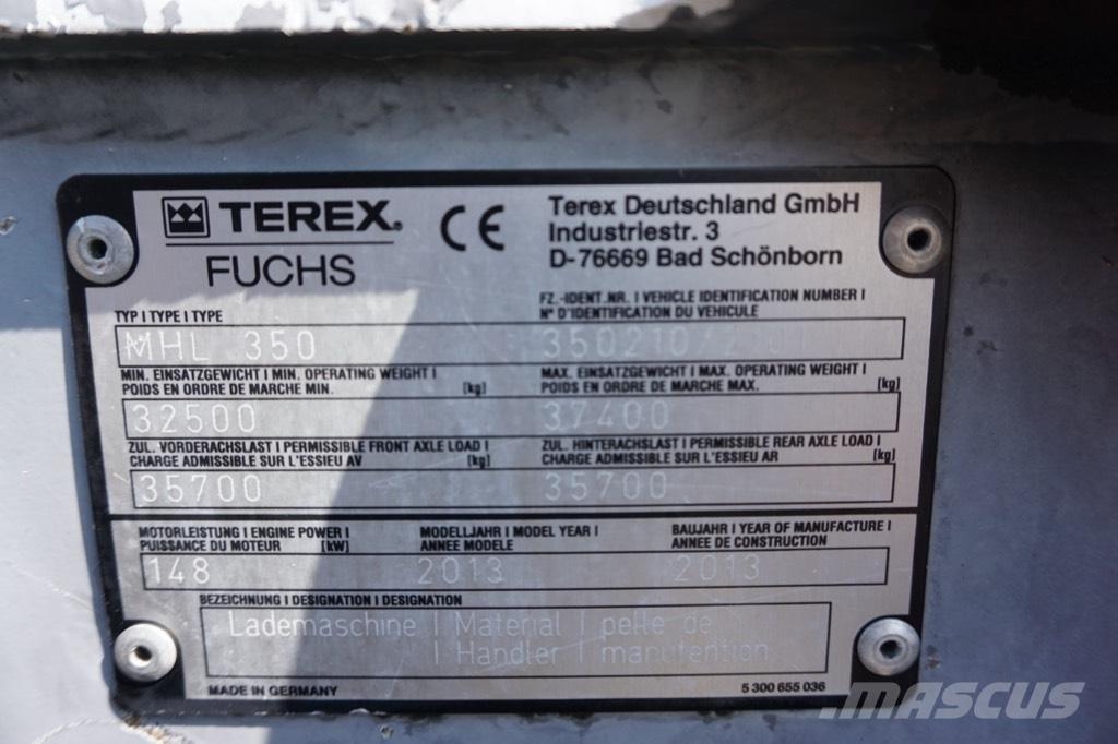 Fuchs MHL 350 Gravemaskiner for avfallshåndtering