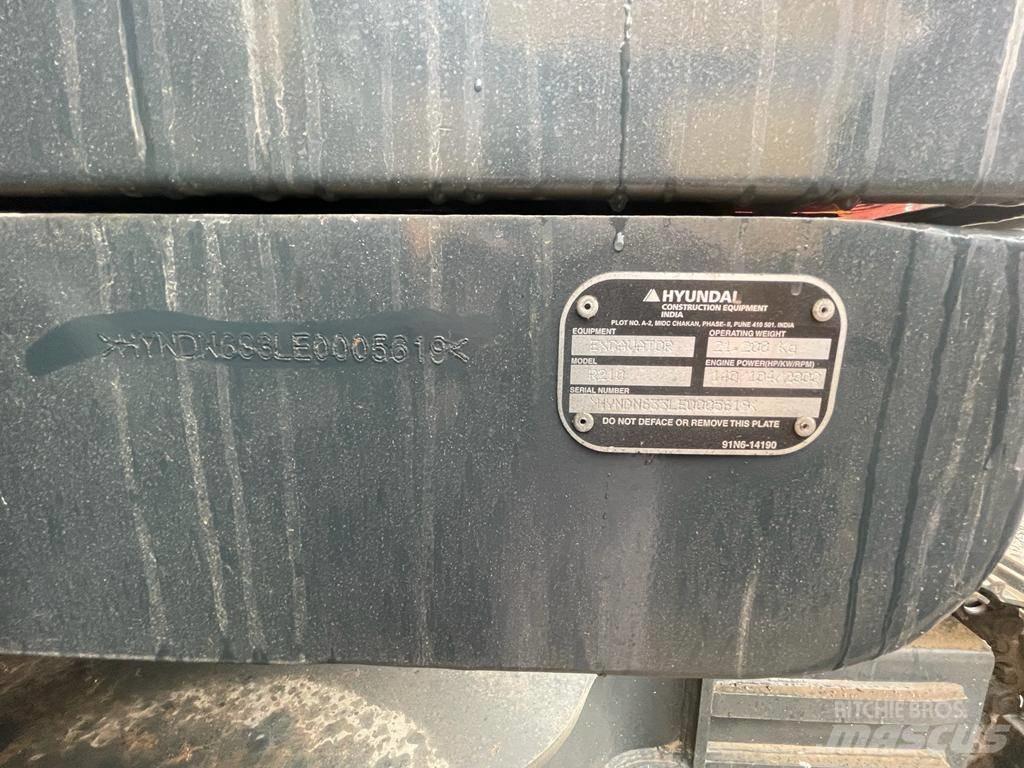 Hyundai R210 Beltegraver