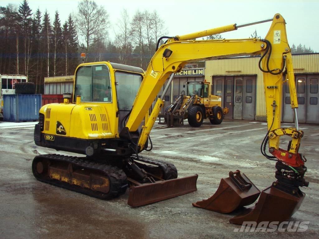 Hyundai Robex 55-7 Minigravere <7t