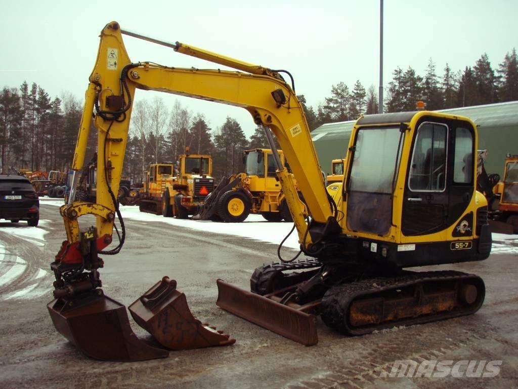 Hyundai Robex 55-7 Minigravere <7t