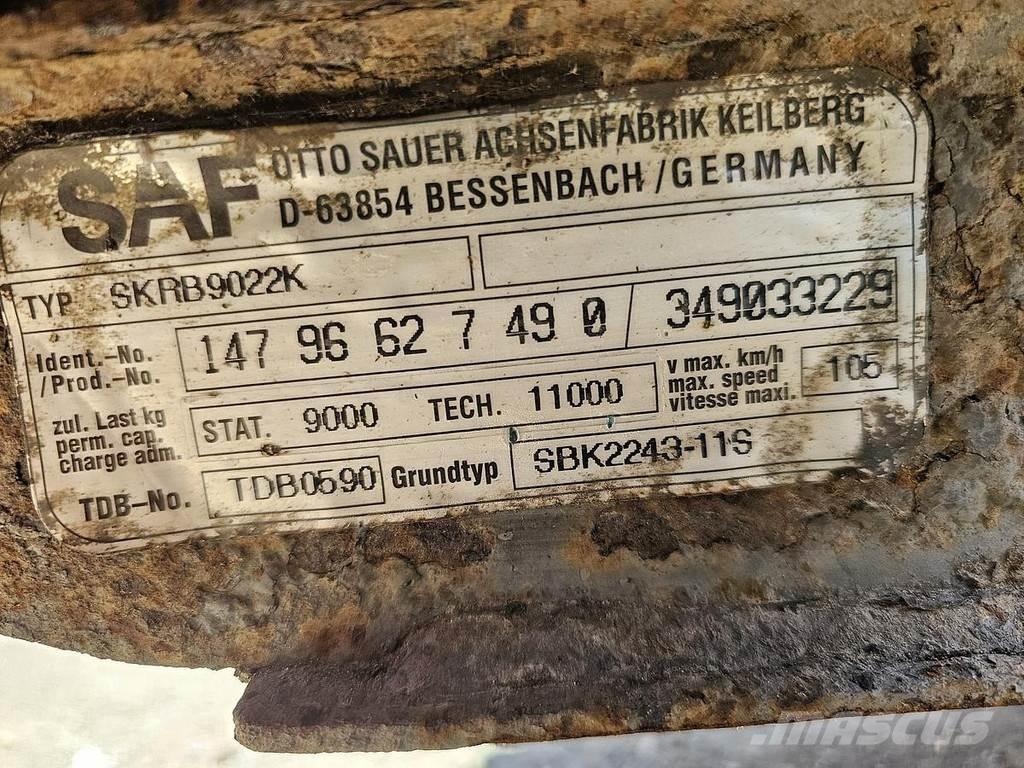 SAF SKRB9022K Aksler