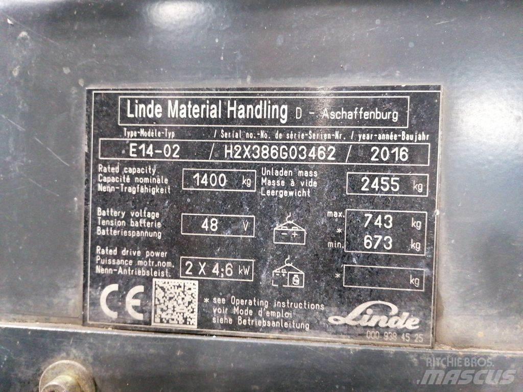 Linde E14-02 Elektriske trucker