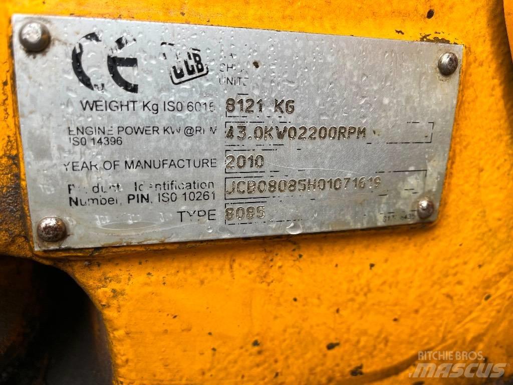 JCB 8085 ECO Midigravere 7 - 12t