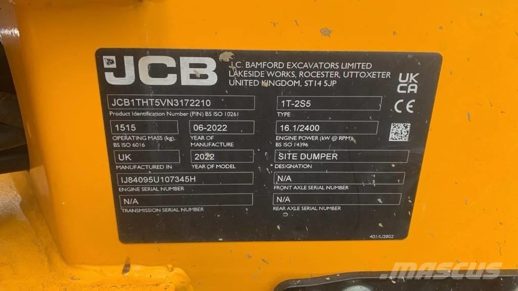 JCB 1 T2-S5 Mini dumpere
