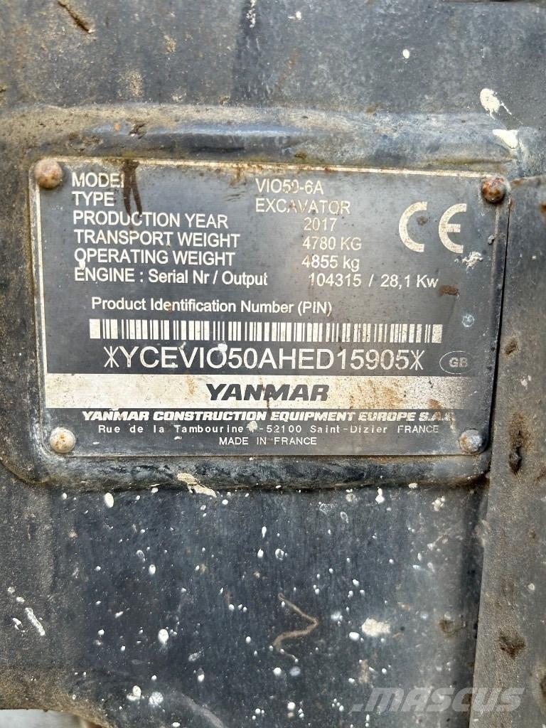 Yanmar VI050 - 6A Minigravere <7t