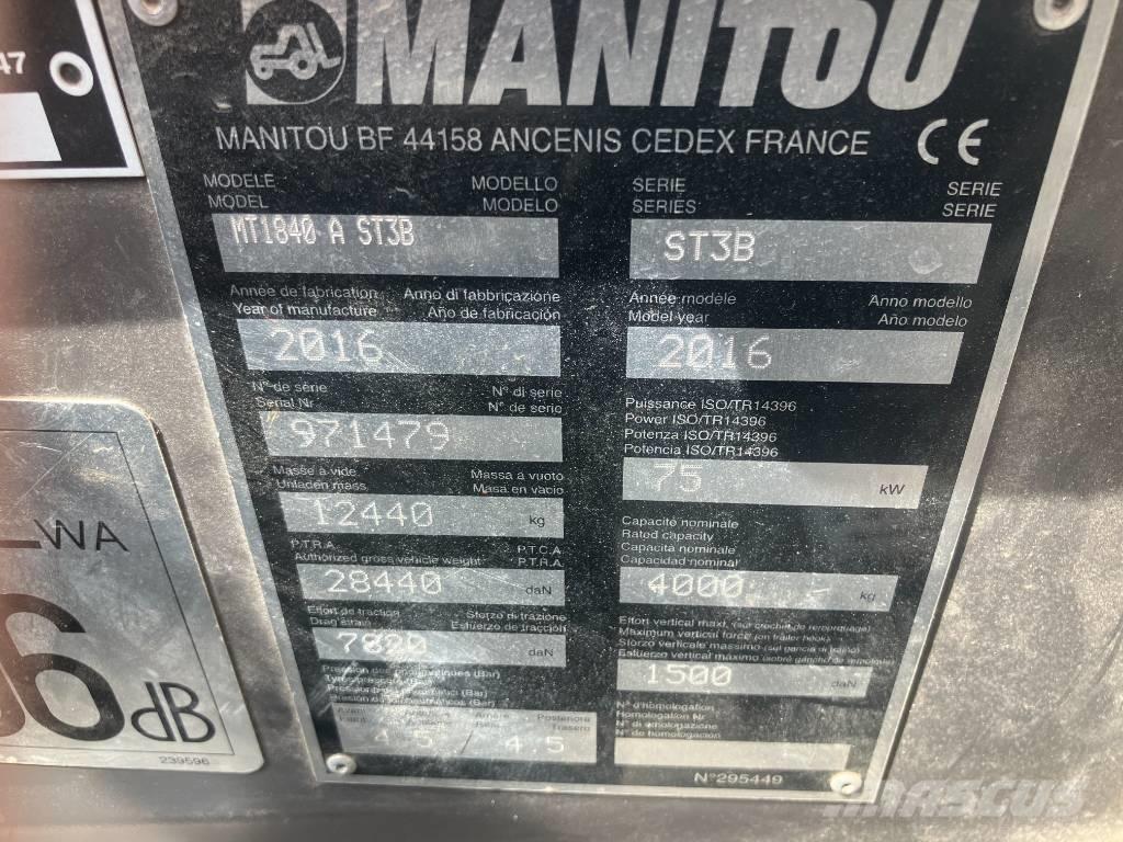 Manitou MT 1840 A Teleskoplastere