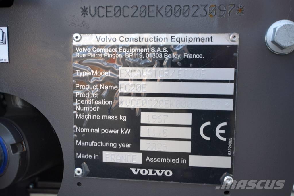 Volvo EC 20 E Minigravere <7t