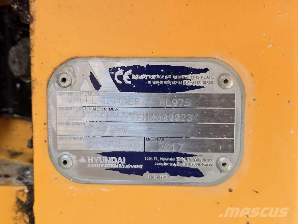 Hyundai HL 975 Hjullastere