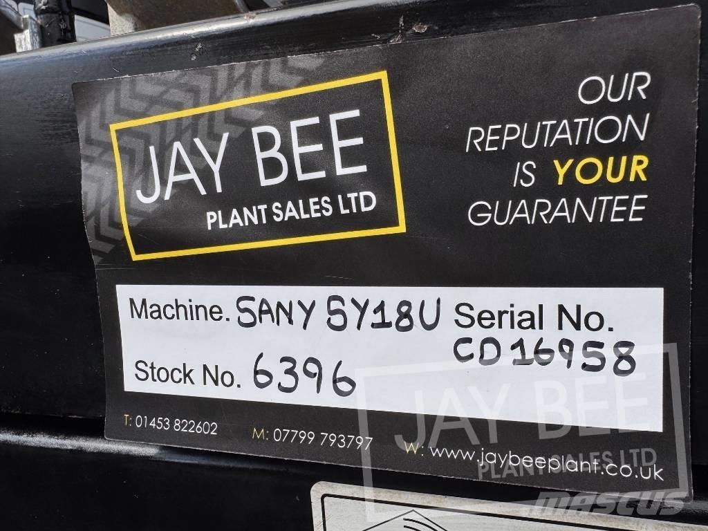 Sany SY18U Minigravere <7t