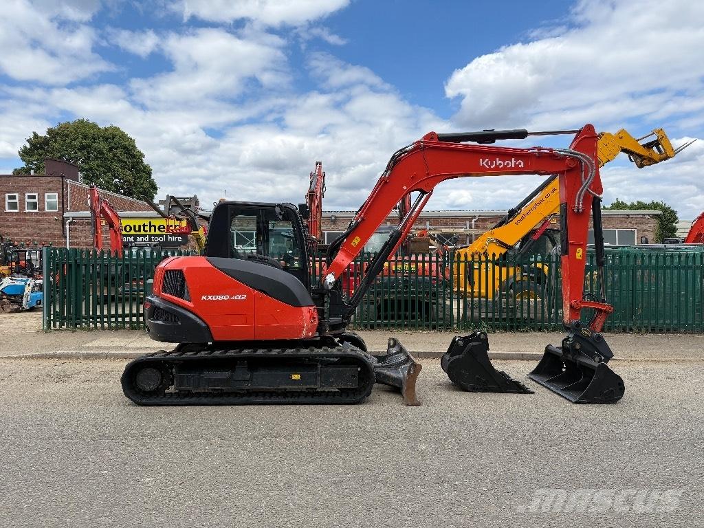 Kubota KX 080-4 Midigravere 7 - 12t
