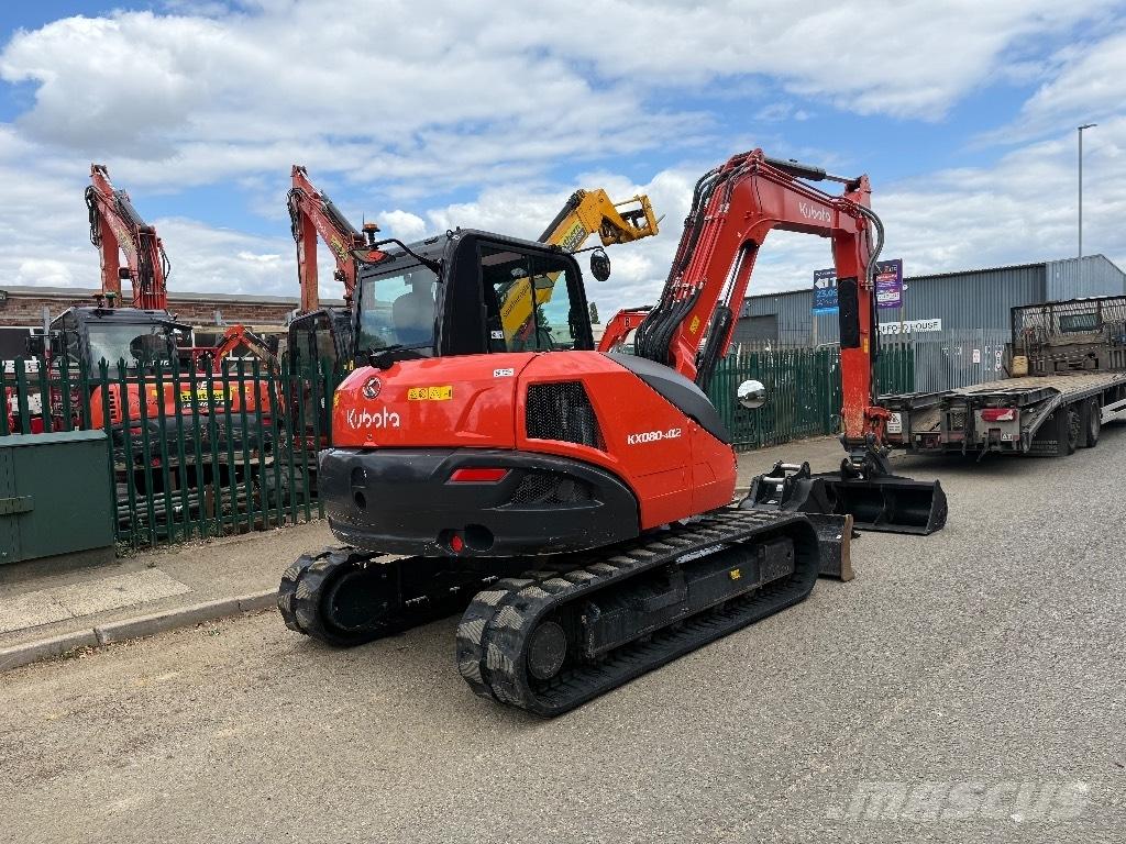 Kubota KX 080-4 Midigravere 7 - 12t