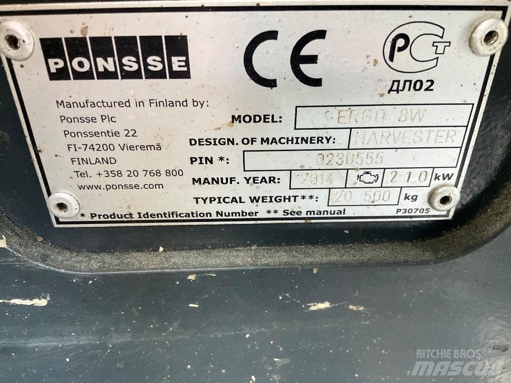 Ponsse Ergo 8W Hogstmaskiner