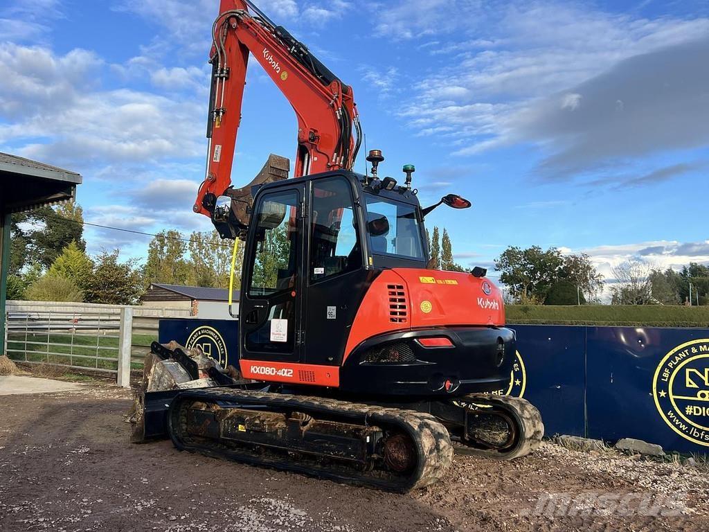 Kubota KX080-4a2 Spesialtilpassede gravemaskiner