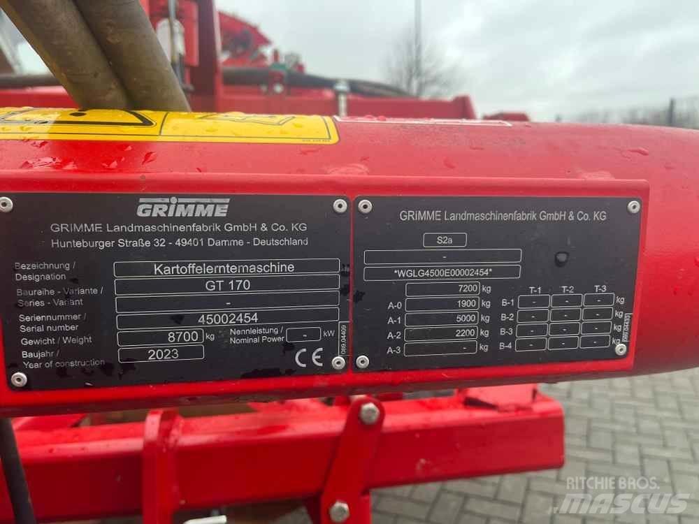 Grimme GT 170 Potetopptakere