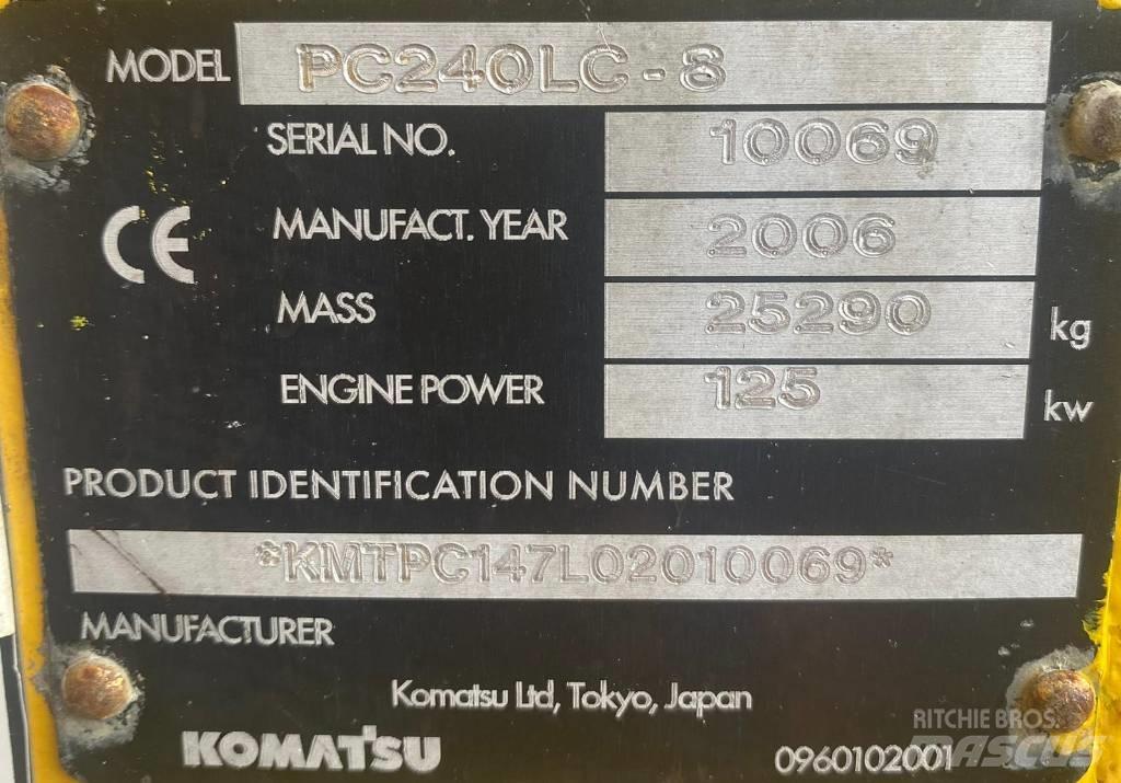 Komatsu PC 240 LC-8 Beltegraver