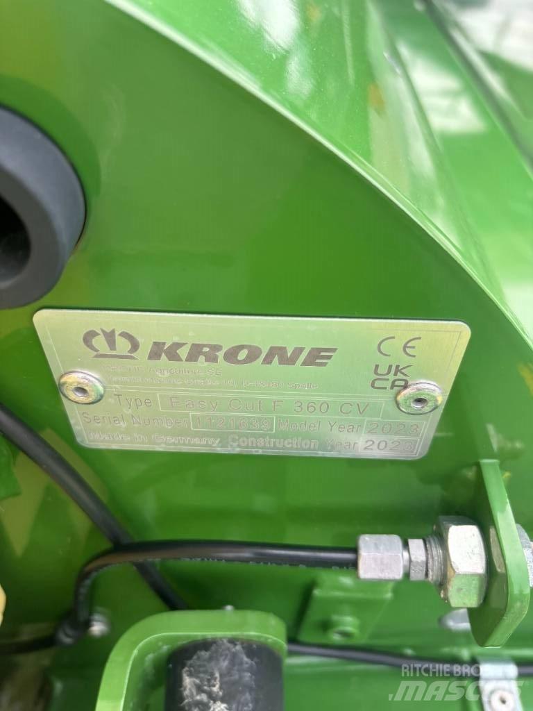Krone F 360CV Slåmaskiner