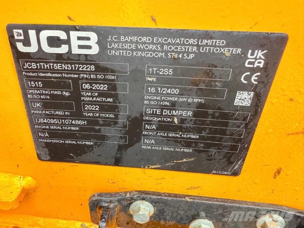 JCB 1 T-2S5 Mini dumpere