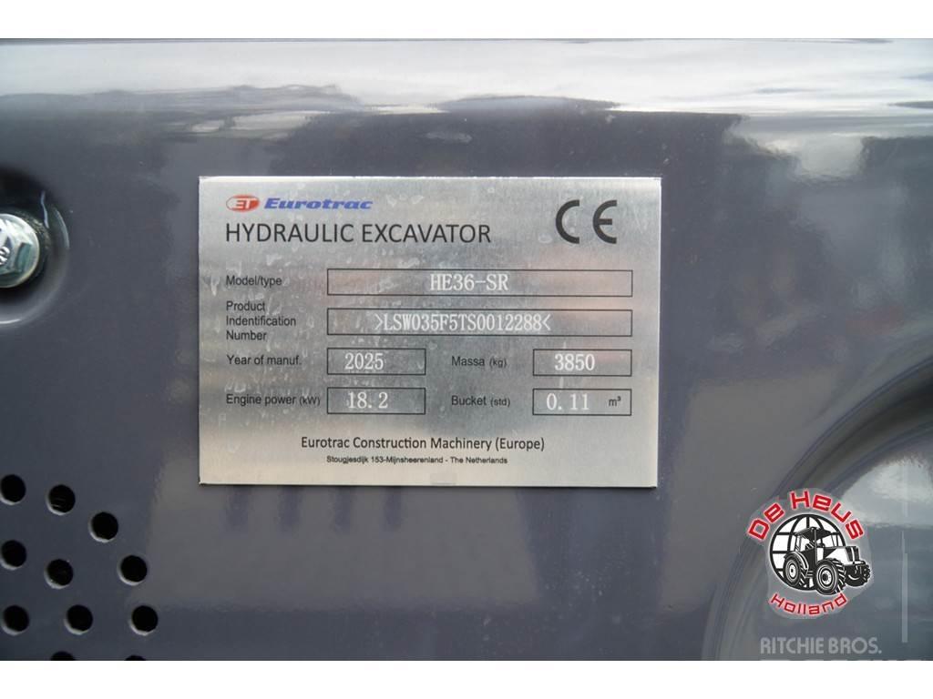 Eurotrac HE36SR Spesialtilpassede gravemaskiner
