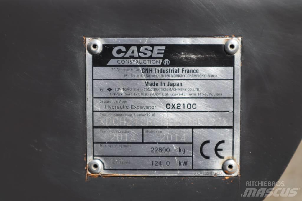 CASE CX210C Beltegraver