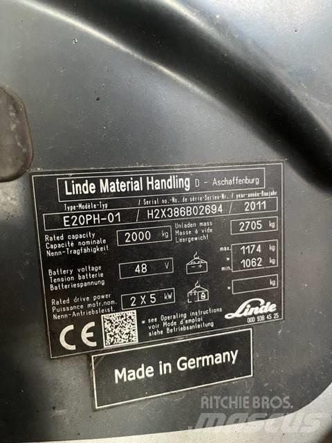Linde E20 PH-01 Elektriske trucker