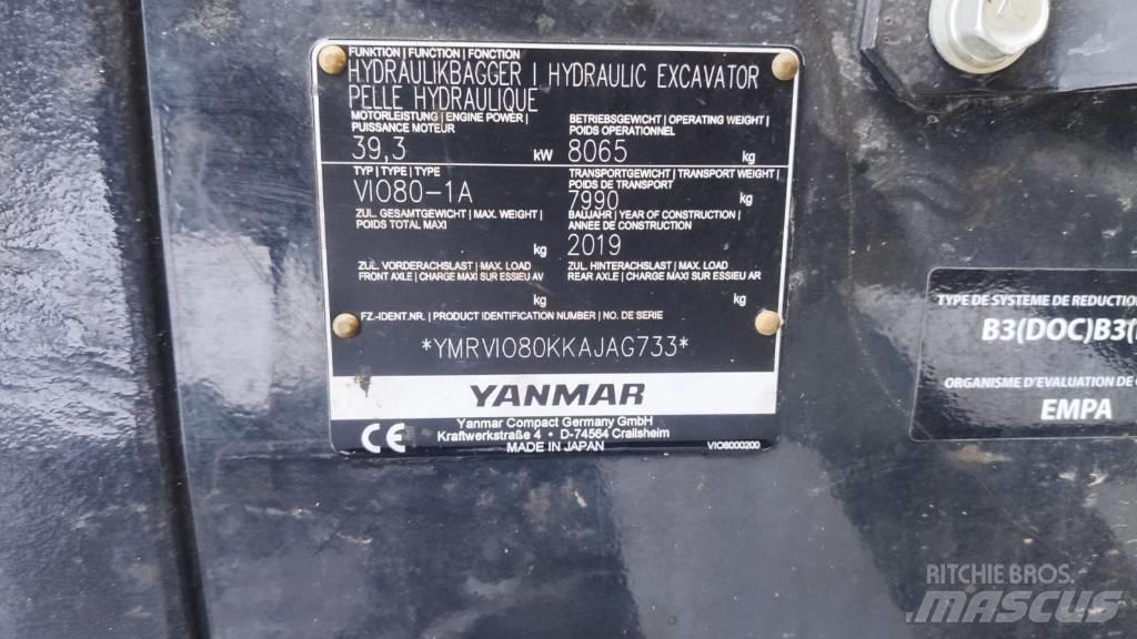Yanmar Vio 80-1A Midigravere 7 - 12t