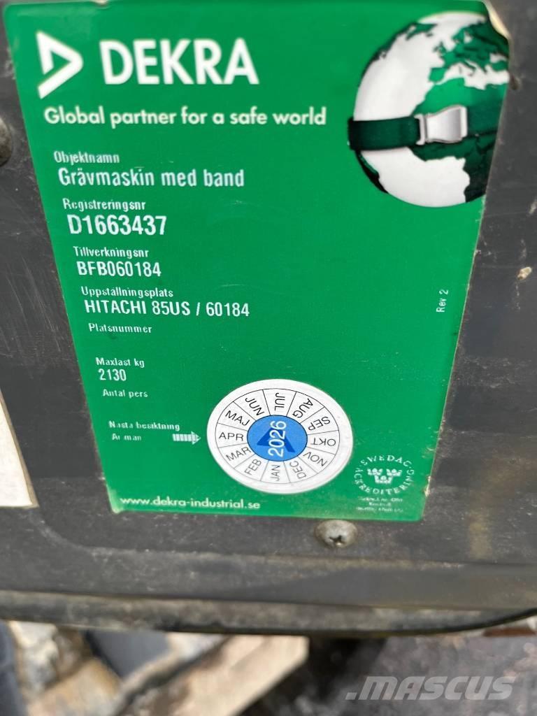 Hitachi ZX 85 US-3 Midigravere 7 - 12t