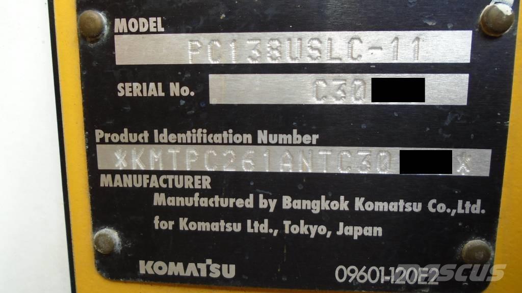 Komatsu PC 138 USLC Beltegraver