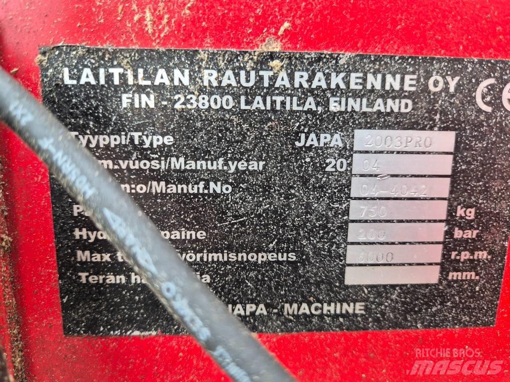 Japa 2003 Pro Vedkløvere, kappemaskiner og flismaskiner