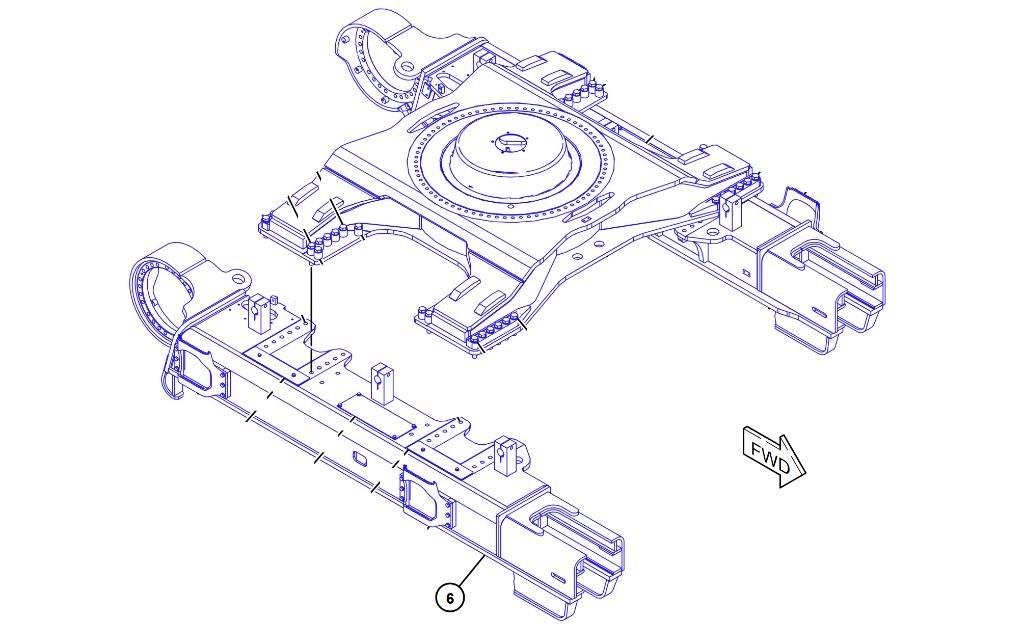 CAT 390 F L Chassis og understell